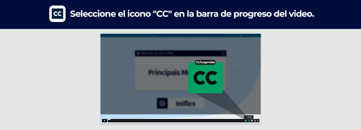 2 - Seleccione el icono _CC_